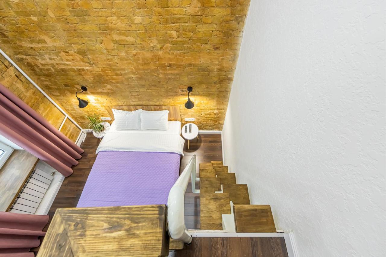 Kyiv Brown Loft Apartment Bagian luar foto