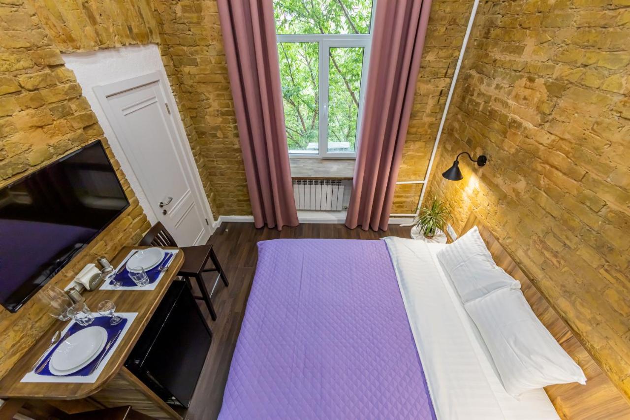 Kyiv Brown Loft Apartment Bagian luar foto