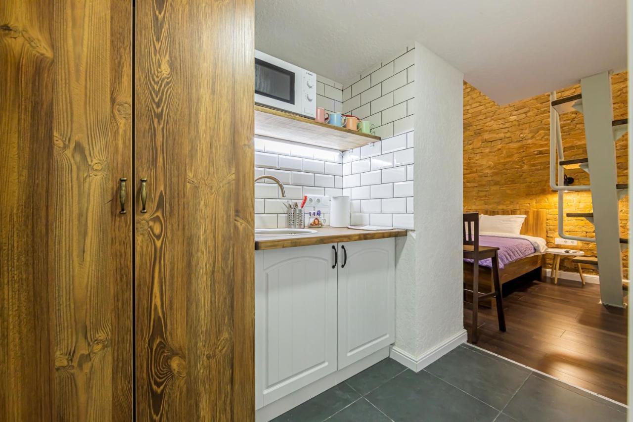 Kyiv Brown Loft Apartment Bagian luar foto